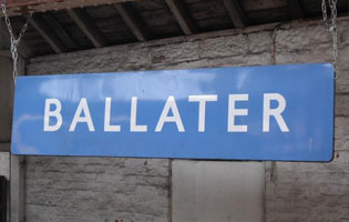 One of the preserved signs